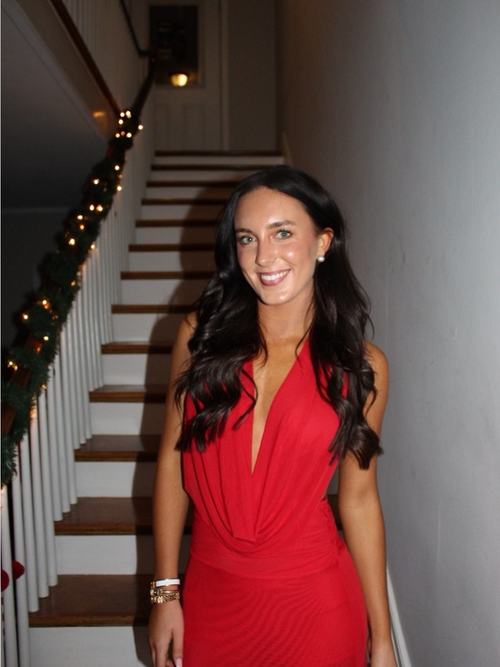 Peppermayo Dresses & Skirts - Red Cowl Neck Maxi Dress